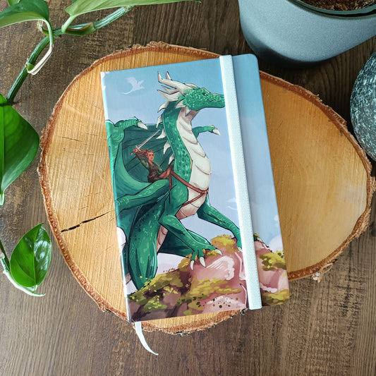 A5 hardcover notebook - The Dragon Rider