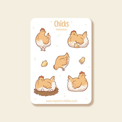 Chicks Stickersheet