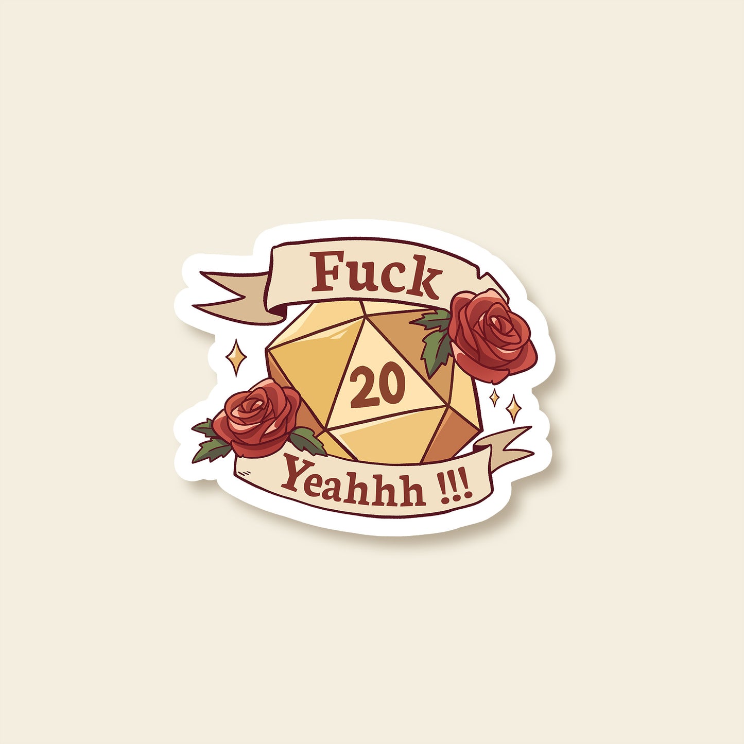 Natural 20 - Sticker