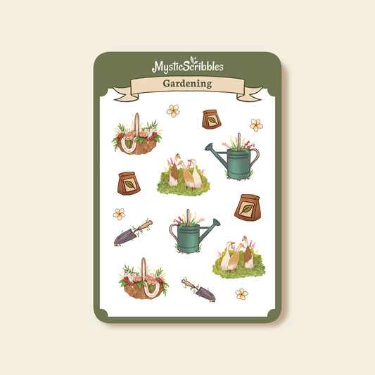 Gardening Stickersheet