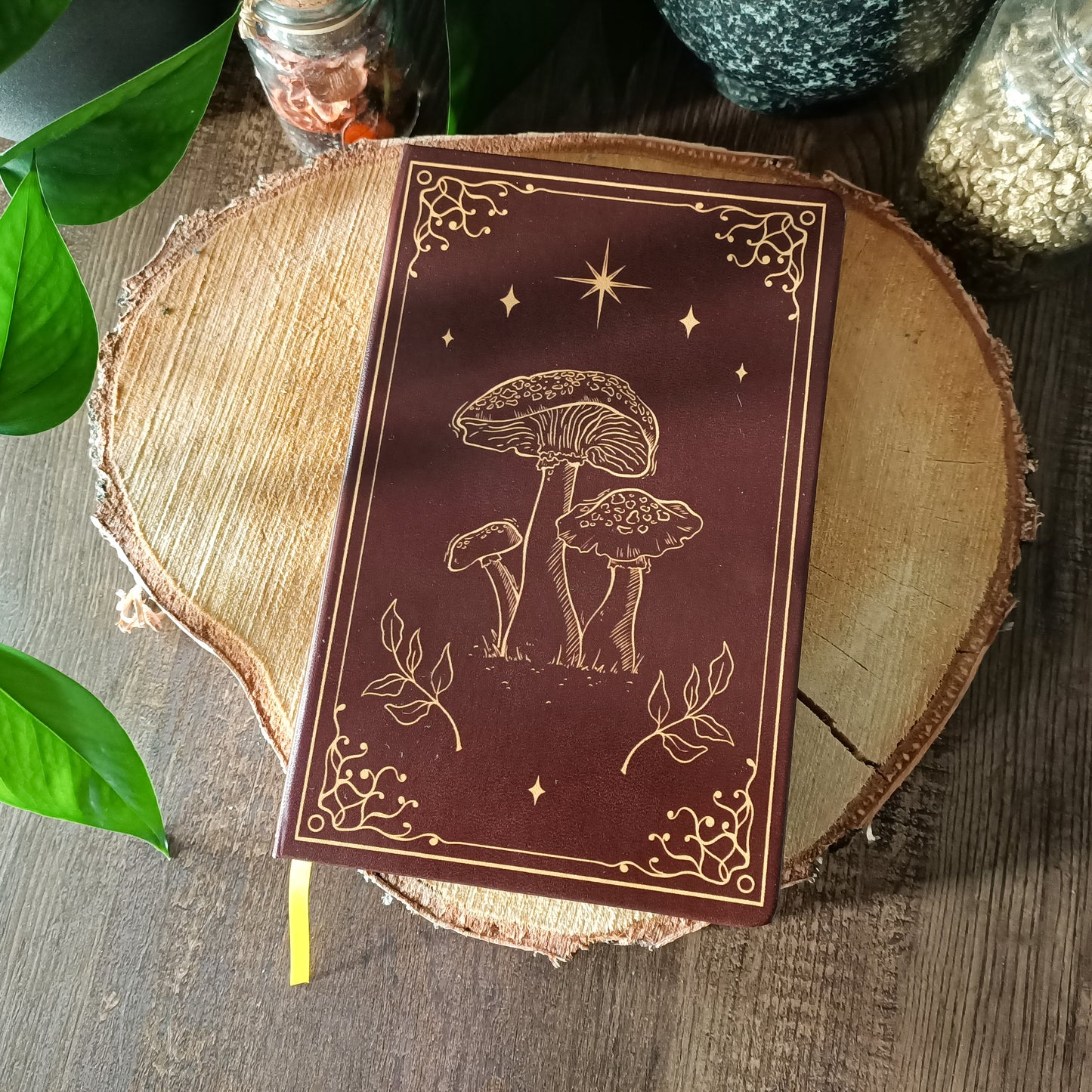 A5 hardcover notebook - Magic Mushrooms
