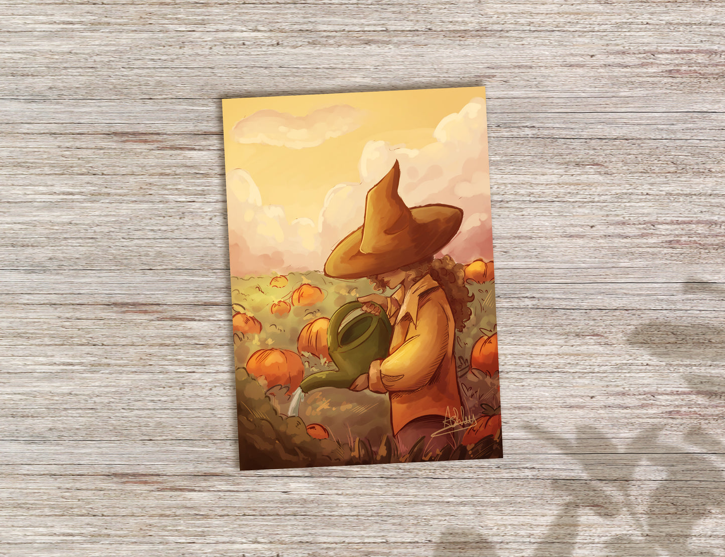 Pumpkin Patch Postcard/Mini Print