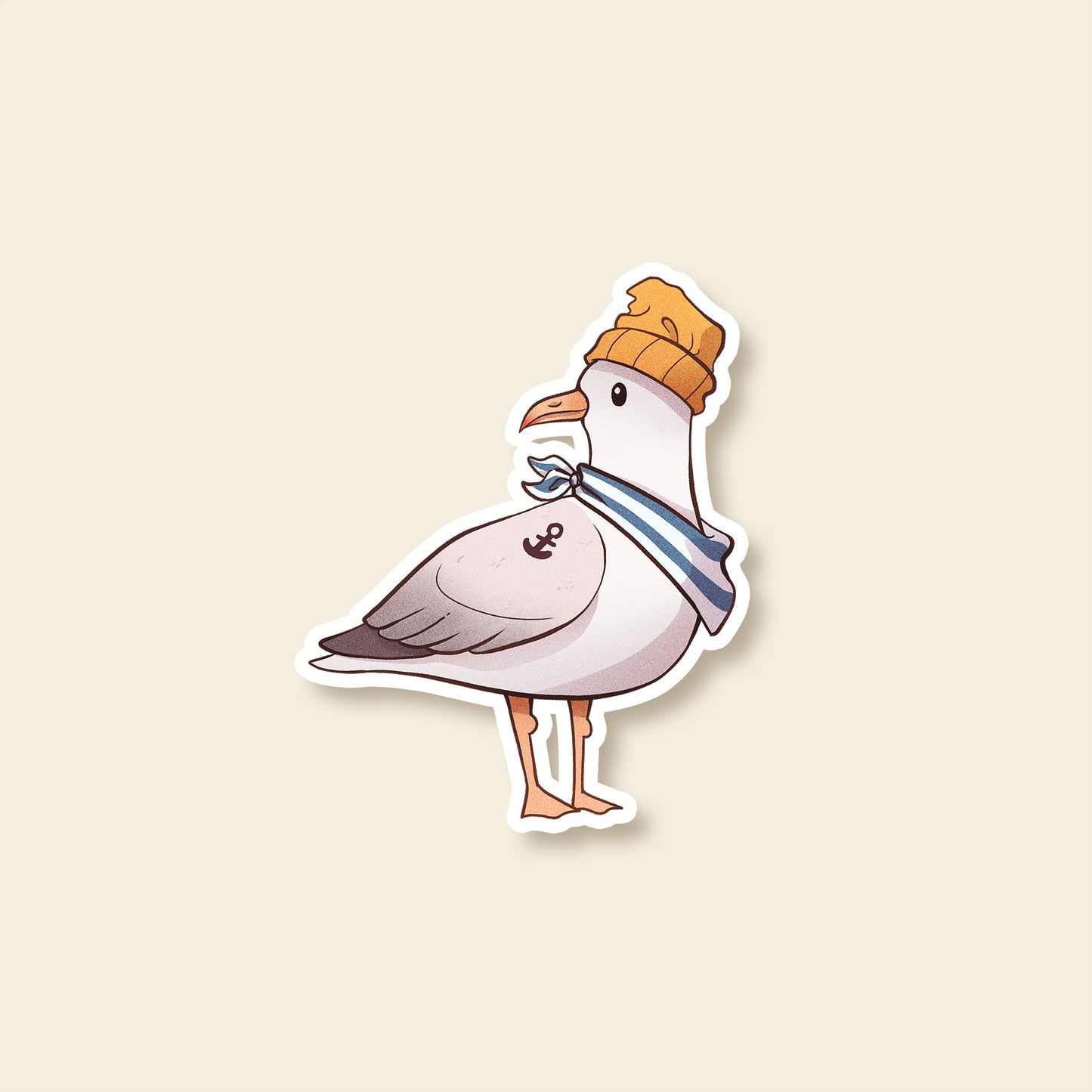 Seagull Sailor - Sticker