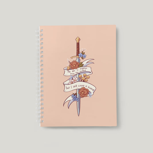 Mighty Sword - A5 Notebook