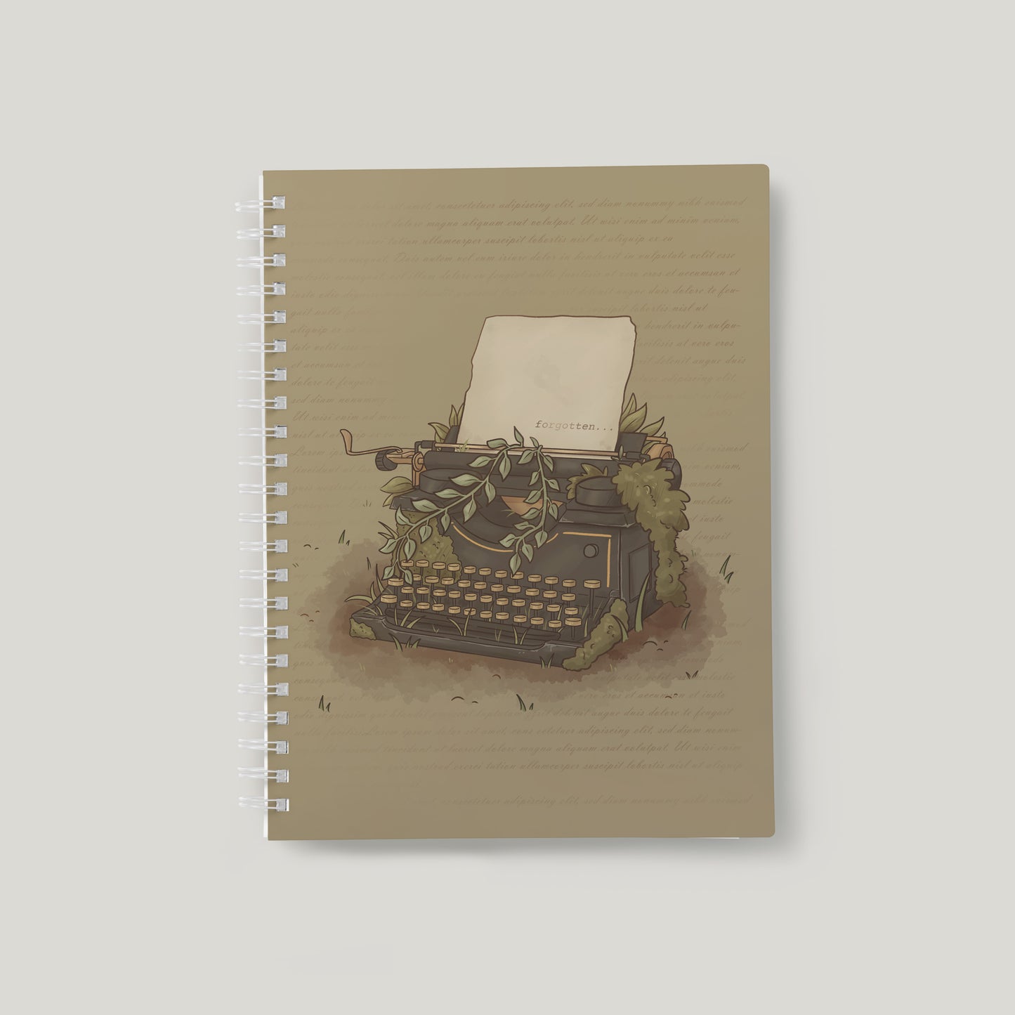 The Forgotten Typewriter - A5 Notebook