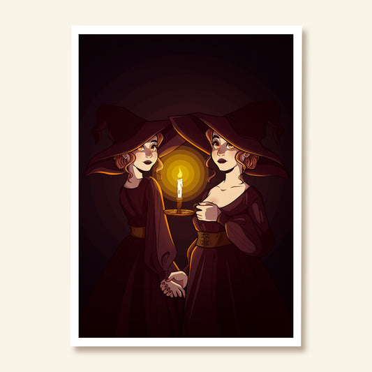Witch Twins by Candlelight