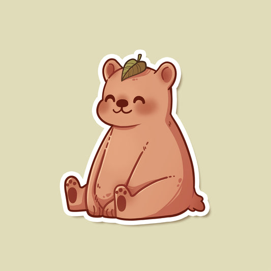 Leaf bear - Sticker
