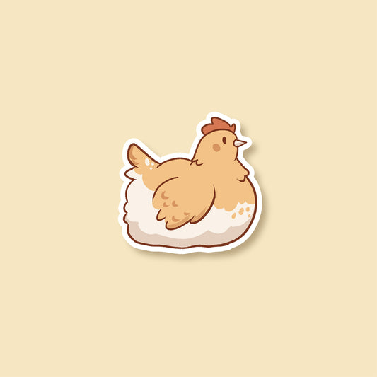 Chubby Chick - Sticker