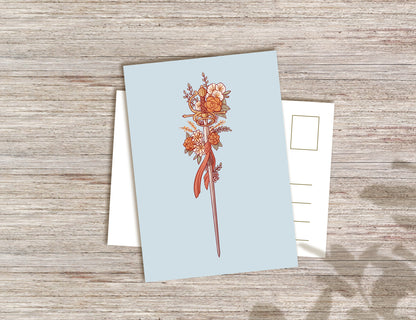 Spring Sword Bouquet ansichtkaart