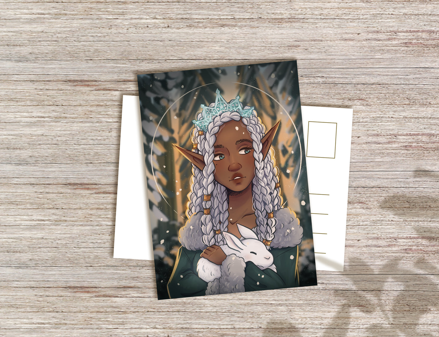 Winter Elf Postcard